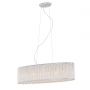 Italux Anabella P020706EF4QL lampa wisząca 6x42 W srebrna zdj.3