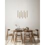 Italux Valdes PND223027GD lampa wisząca x35 W złota zdj.2