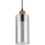 Italux Naster PND230513WO lampa wisząca 3x25 W czarna-drewno zdj.4