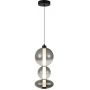 Italux Sonte PND24352V24WBKSG lampa wisząca 1x24 W czarna zdj.1