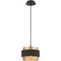 Italux Bans PND274671BKGD lampa wisząca 1x40 W czarna-złota zdj.3