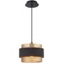 Italux Bans PND274671BKGD lampa wisząca 1x40 W czarna-złota zdj.1