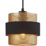 Italux Bans PND274673BKGD lampa wisząca 3x40 W czarna-złota zdj.2