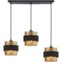 Italux Bans PND274673BKGD lampa wisząca 3x40 W czarna-złota zdj.4