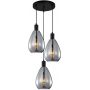 Italux Zulo PND278123ABKSG lampa wisząca 3x40 W czarna zdj.1