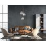 Italux Zulo PND278123ABKSG lampa wisząca 3x40 W czarna zdj.4