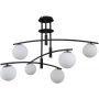 Italux Senai PND313226ASB lampa podsufitowa 6x5 W czarna zdj.1