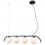 Italux Carimi PND33004BK lampa wisząca 4x5 W grafitowa zdj.2