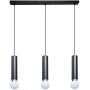 Italux PND338493BK lampa wisząca 3x40 W czarna zdj.1