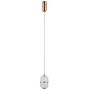 Italux Alani PND343751HBR lampa wisząca 1x6 W złota zdj.1