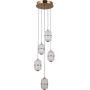 Italux Alani PND343755HBR lampa wisząca 5x28 W złota zdj.1