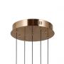 Italux Alani PND343755HBR lampa wisząca 5x28 W złota zdj.3