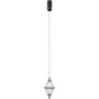 Italux Fuente PND343951BK lampa wisząca 1x5 W czarna zdj.1