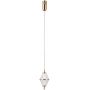 Italux Fuente PND343951HBR lampa wisząca 1x5 W złota zdj.1