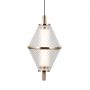 Italux Fuente PND343951HBR lampa wisząca 1x5 W złota zdj.2
