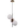 Italux Stelia PND436603 lampa wisząca 3x5 W czarna zdj.1