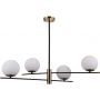 Italux Stelia PND436604 lampa podsufitowa 4x5 W czarna zdj.1