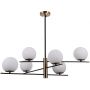 Italux Stelia PND436606 lampa podsufitowa 6x5 W czarna zdj.1