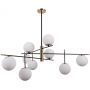 Italux Stelia PND436609 lampa podsufitowa x5 W czarna zdj.1