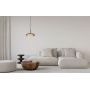 Italux Colle PND48529BKYLL lampa wisząca 1x12 W bursztynowa zdj.3