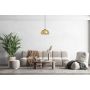 Italux Ainale PND546371BKYLL lampa wisząca 1x7 W bursztynowa zdj.3