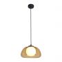 Italux Ainale PND546371BKYLL lampa wisząca 1x7 W bursztynowa zdj.2