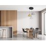 Italux Ainale PND546373BKSG lampa wisząca 3x7 W czarna zdj.3