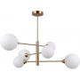 Italux Evora PND553426HB lampa podsufitowa 6x5 W mosiądz zdj.1