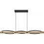 Italux Natano PND5536240WWO lampa wisząca 3x38 W czarna zdj.1