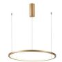 Italux Vinola PND56135B080RPPGD3KS4KTRDIMM lampa wisząca 1x48 W złota zdj.2
