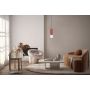 Italux Lorenzo PND598151RED lampa wisząca 1x25 W czerwona zdj.2