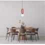 Italux Masso PND598391RED lampa wisząca 1x25 W czerwona zdj.2