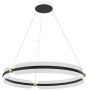 Italux Faris PND6273853W3KBKGD lampa wisząca 1x53 W czarna zdj.1