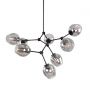 Italux Ferral PND750758BKSG lampa podsufitowa x60 W czarna zdj.2