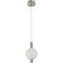 Italux Lenti PND836311SCWH lampa wisząca 1x7 W biała-chrom zdj.1