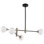 Italux Marino PND91484OPAL lampa podsufitowa 4x25 W czarna zdj.1