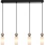 Italux Santos PND953314BK lampa wisząca 4x40 W czarna zdj.1