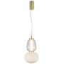 Italux Ersi PND9837418WGD lampa wisząca 1x18 W złota zdj.1