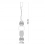 Italux Ersi PND9837432WCH lampa wisząca 3x32 W chrom zdj.2