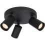 Italux Nesto SPL234363RBK lampa podsufitowa 3x10 W czarna zdj.1