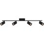 Italux Tris SPL468294BK lampa podsufitowa 4x10 W czarna zdj.1