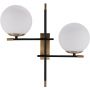 Italux Stelia WL436602 kinkiet 2x5 W czarny zdj.1