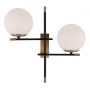 Italux Stelia WL436602 kinkiet 2x5 W czarny zdj.2