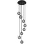Kaja Dori K5557 lampa wisząca x10 W czarna-grafitowa zdj.1