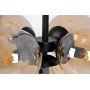 Kaja Piro K5369 lampa wisząca 5x10 W czarna-bursztynowa zdj.3