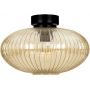 Kaja Drop K5674 lampa podsufitowa 1x15 W czarna-bursztynowa zdj.1