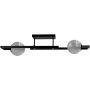Kaja Tores K5770 lampa podsufitowa 2x10 W czarna-grafitowa zdj.1