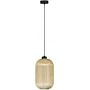 Kaja Fadiga K5741 lampa wisząca 1x15 W czarna-bursztynowa zdj.1