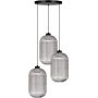 Kaja Silva K5756 lampa wisząca 3x15 W czarna-grafitowa zdj.1