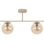 Kaja Felix K5781 lampa podsufitowa 2x10 W bursztynowa-beżowa zdj.1